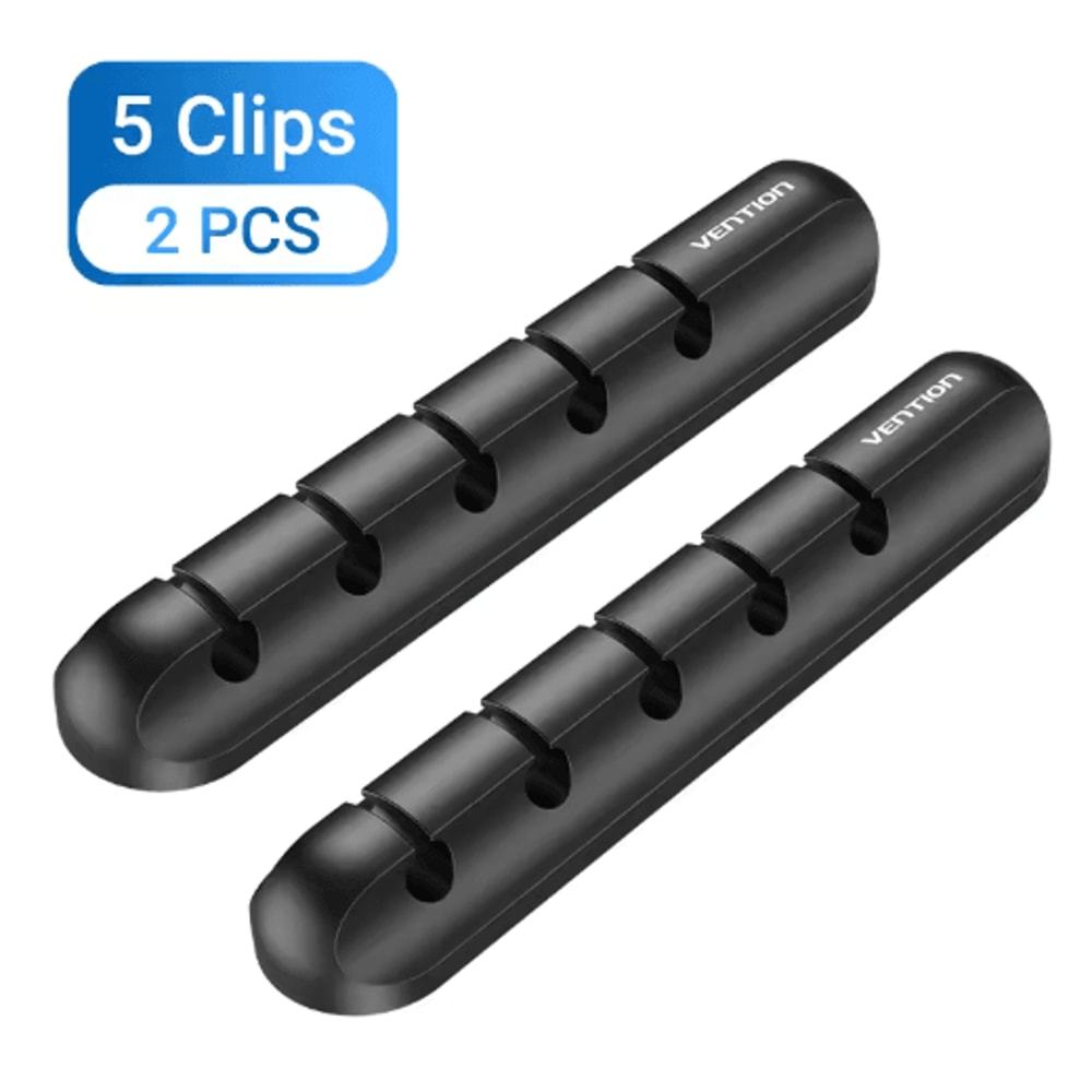 Vention Silicone Cable Organizer Plug Box With USB Cable Winder 2