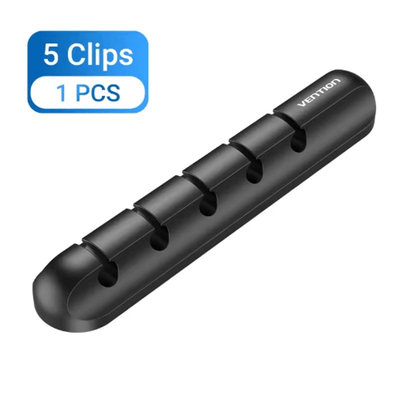 Vention Silicone Cable Organizer Plug Box With USB Cable Winder 3