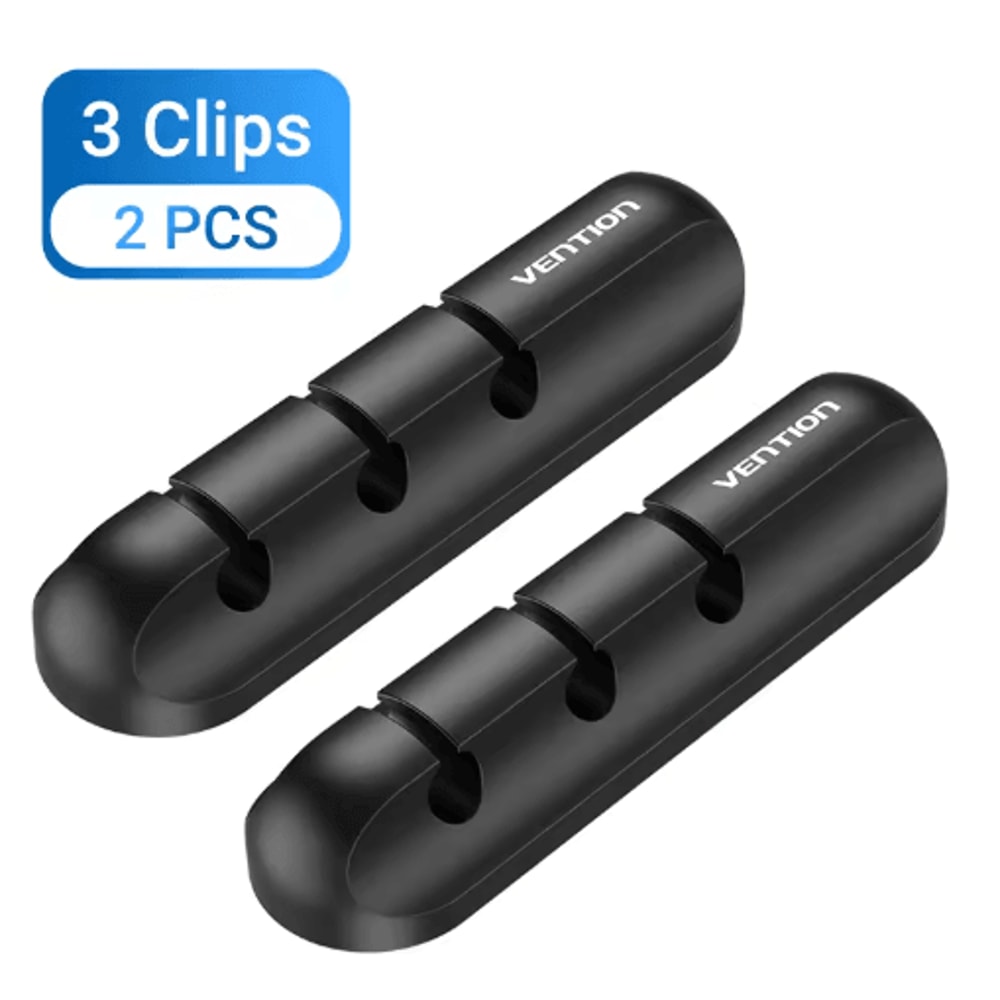 Vention Silicone Cable Organizer Plug Box With USB Cable Winder 4