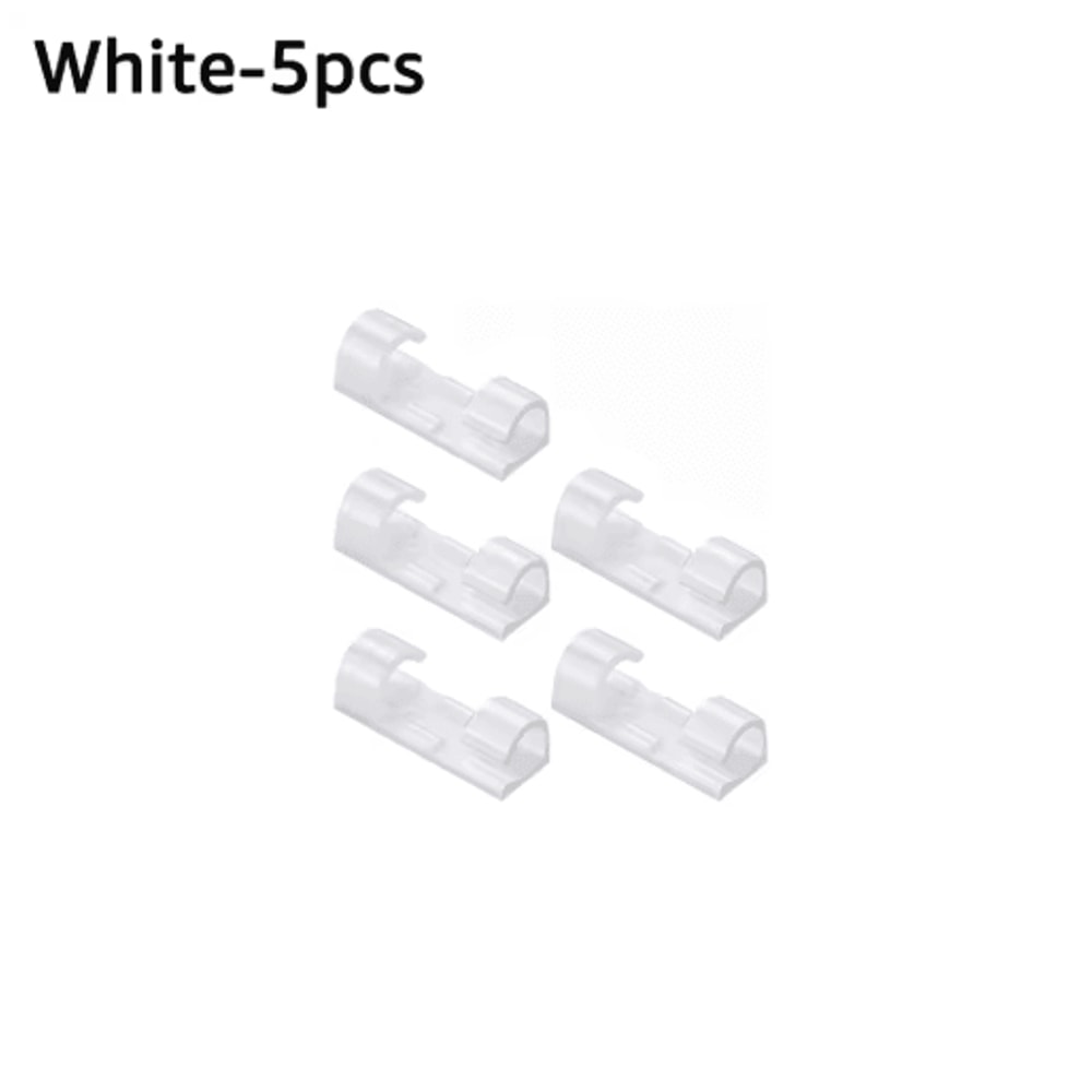 Untoom Cable Organizer Clips With USB Cable Winder For Desktop Wall Use 1