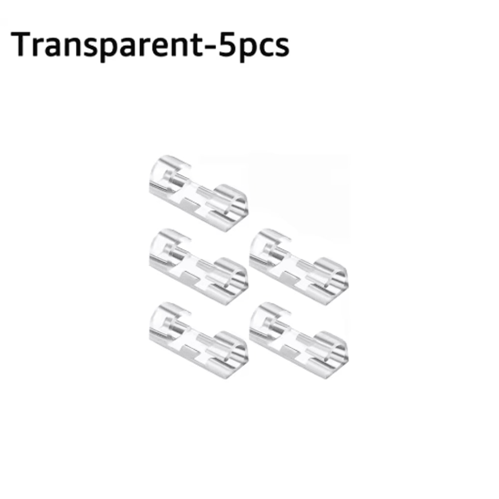 Untoom Cable Organizer Clips With USB Cable Winder For Desktop Wall Use 2