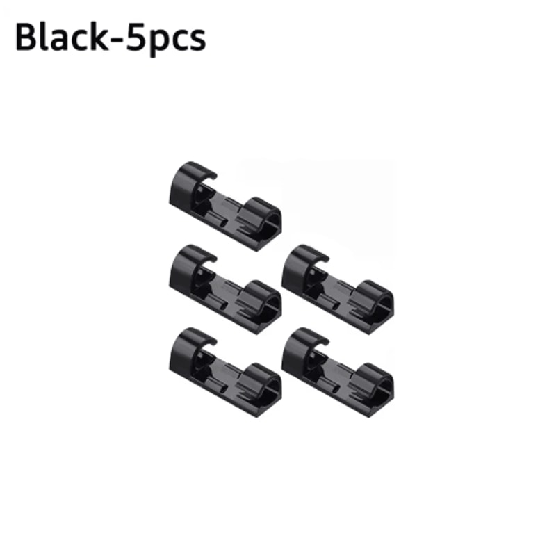 Untoom Cable Organizer Clips With USB Cable Winder For Desktop Wall Use 3