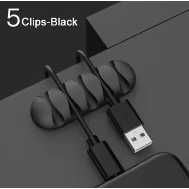 Smart Silicone Flexible Cable Holder Winder 1