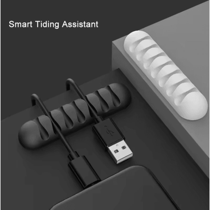 Smart Silicone Flexible Cable Holder Winder 7