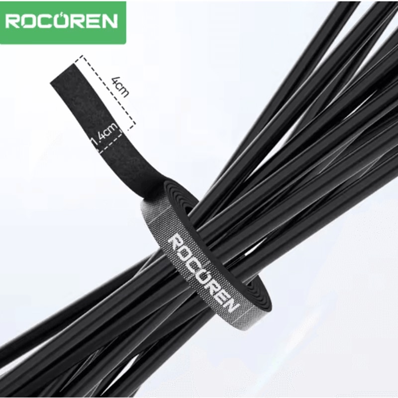 Rocoren Reusable Hand Tear Cable Organizer Winder 8