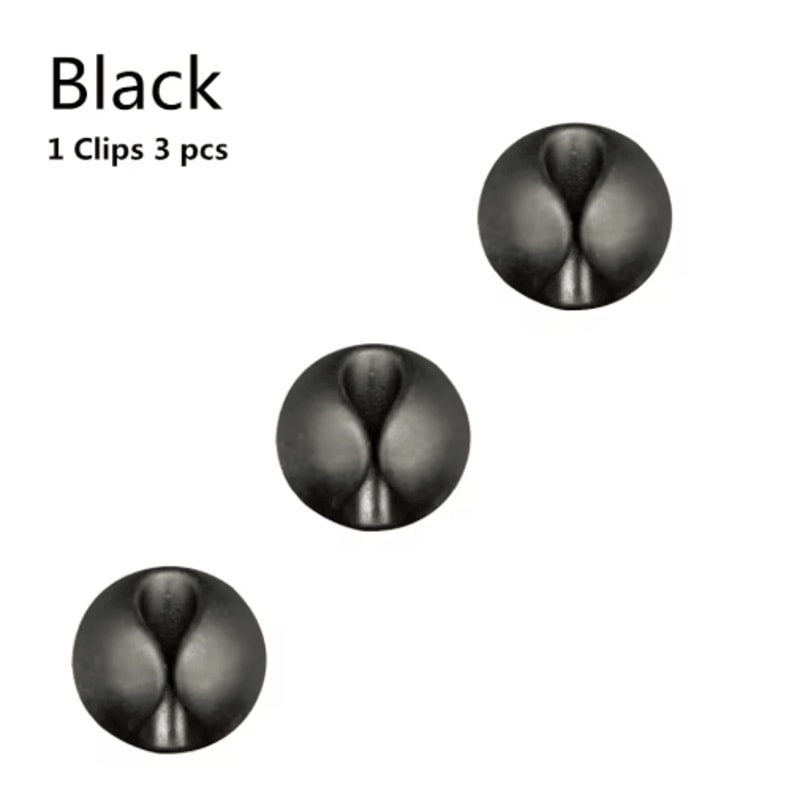 Silicone USB Cable Clip Winder Desk Organizer 10