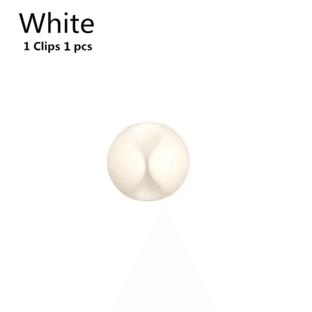 Silicone USB Cable Clip Winder Desk Organizer 11