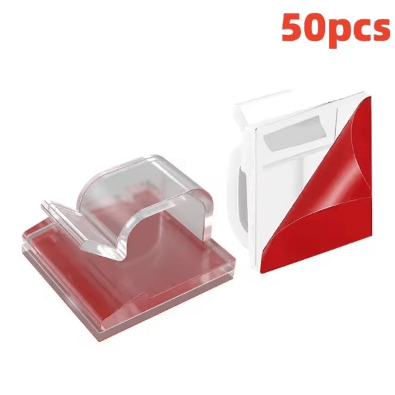 USB Cable Organizer Clip With Adhesive Wire Winder 1