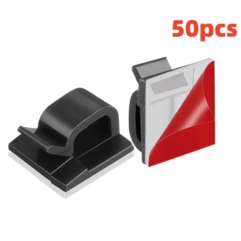 USB Cable Organizer Clip With Adhesive Wire Winder 3