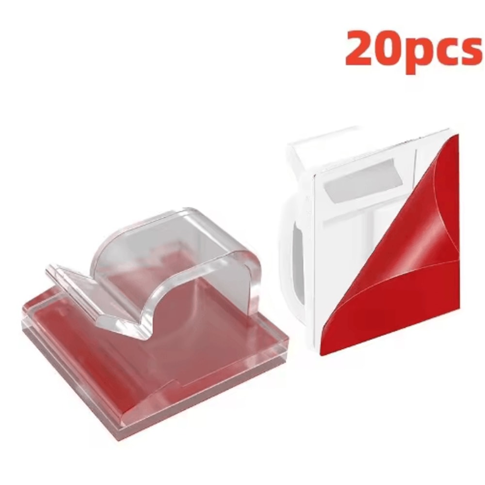 USB Cable Organizer Clip With Adhesive Wire Winder 4