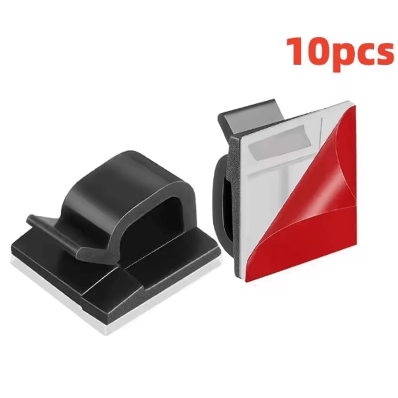 USB Cable Organizer Clip With Adhesive Wire Winder 9