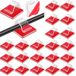 usb cable organizer clip with adhesive wire winder