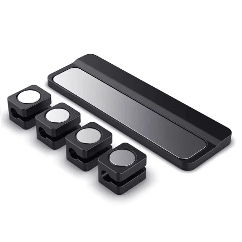 Magnetic Silicone Cable Winder With Adhesive Fixer 3