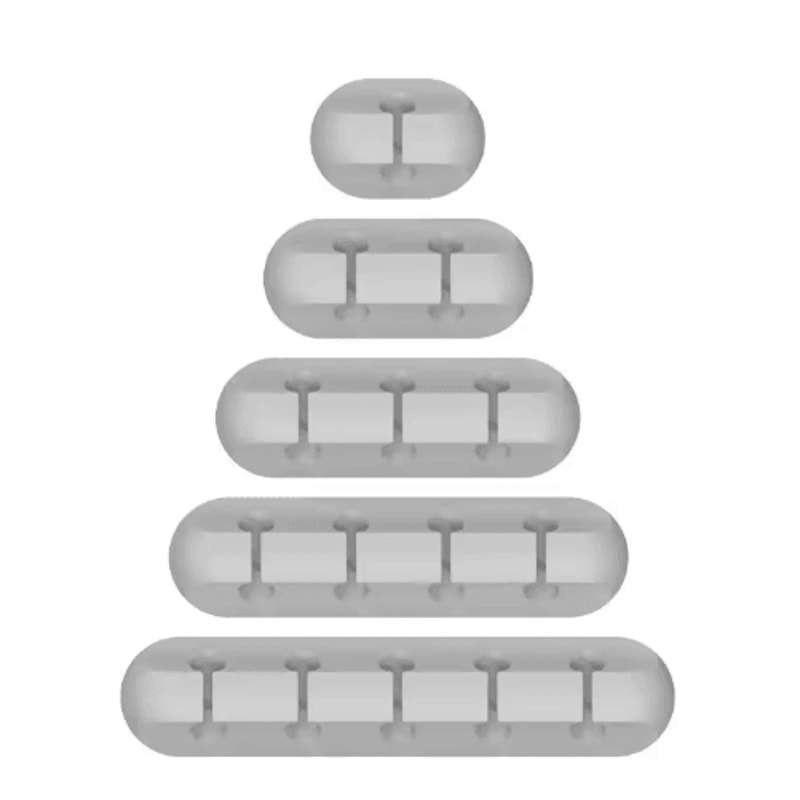 Silicone USB Cable Organizer Charging Cable Winder 1