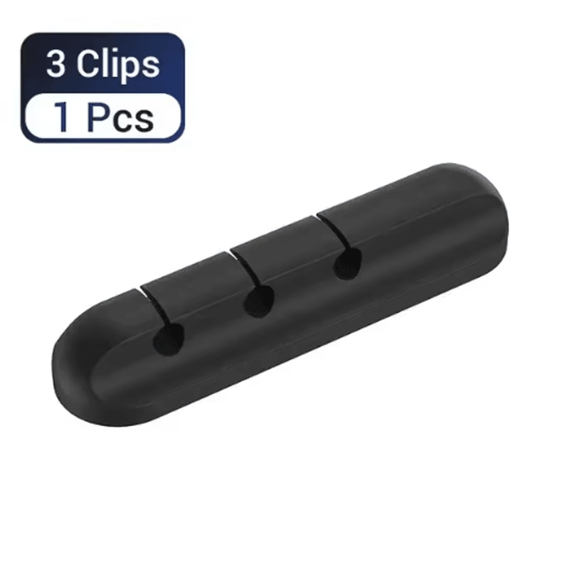 Silicone USB Cable Organizer Charging Cable Winder 3