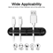 Silicone USB Cable Organizer Charging Cable Winder 18