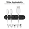 Silicone USB Cable Organizer Charging Cable Winder 18