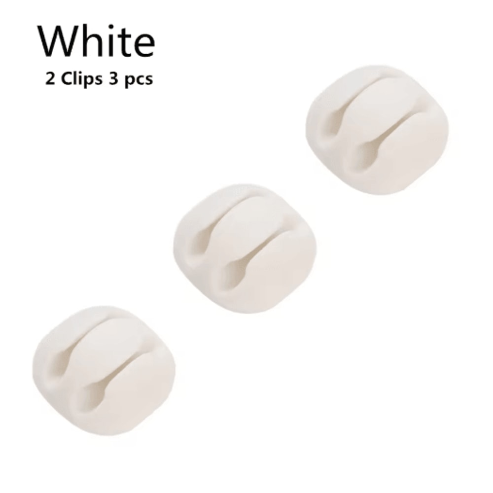 Silicone USB Cable Organizer Desktop Cable Winder 5