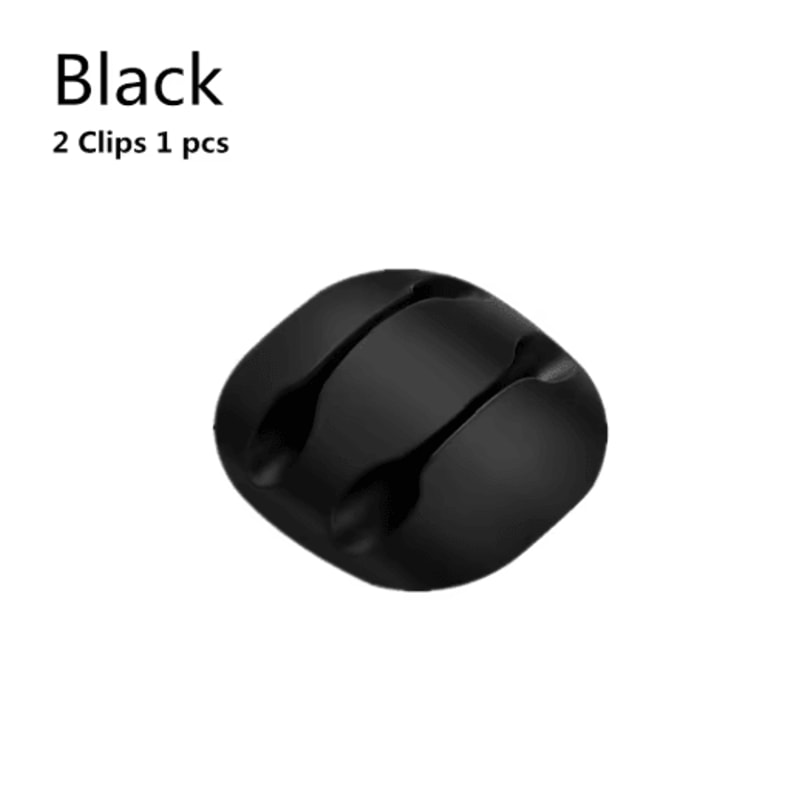 Silicone USB Cable Organizer Desktop Cable Winder 6