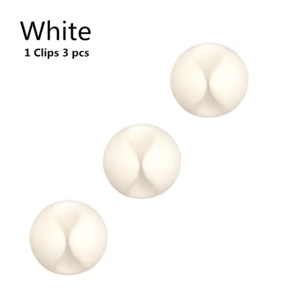 Silicone USB Cable Organizer Desktop Cable Winder 9