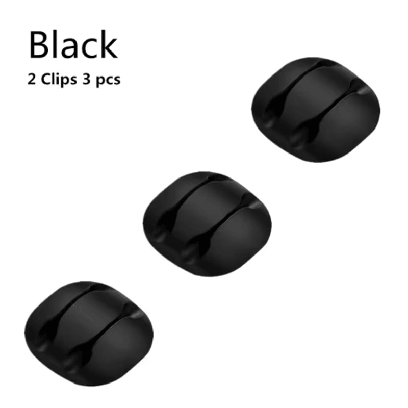 Silicone USB Cable Organizer Desktop Cable Winder 12