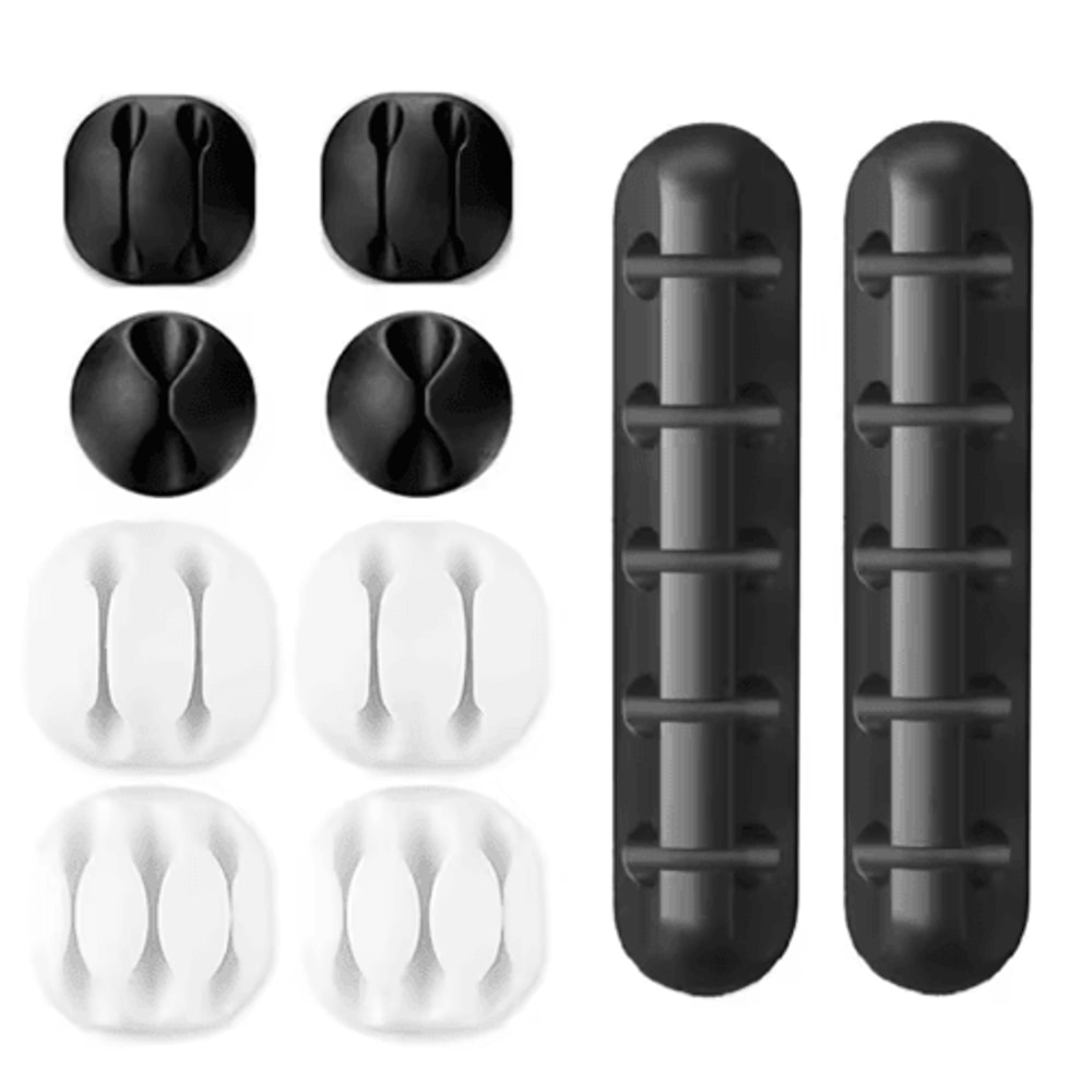 Silicone USB Cable Organizer Desktop Cable Winder 0