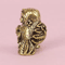 Retro Brass Owl Mini Figurine Desk Ornament 2