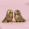 Retro Brass Owl Mini Figurine Desk Ornament 4