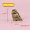 Retro Brass Owl Mini Figurine Desk Ornament 5