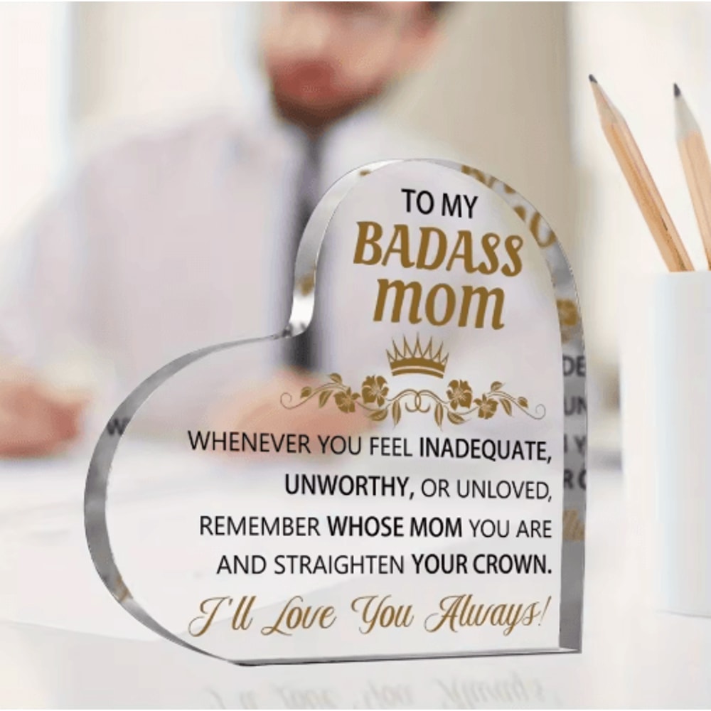 My Badass Mom Acrylic Puzzle Plaque Desk Decor 4