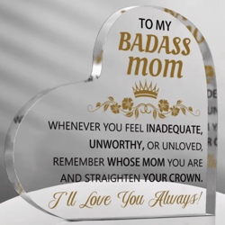 my badass mom acrylic puzzle plaque desk decor
