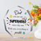 Sentimental Fathers Day Clear Acrylic Plaque Gift 2