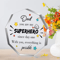 Sentimental Fathers Day Clear Acrylic Plaque Gift 2