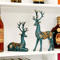 Nordic Deer Head Resin Sculpture Modern Home Decor 4