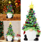 Christmas Gnome Lighted Tree Tabletop Ornament 1