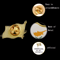 Republic Of Cyprus GoldPlated Map Flag Lapel Pin 3
