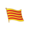 Catalonia Flag Enamel Lapel Pin Crystal Epoxy Badge 1