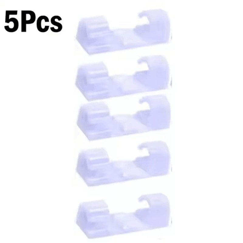 SelfAdhesive Cable Organizer Clips For Desktop And Wall Use 13