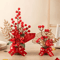 Chinese Artificial Red Berry Plant Pot For Good Luck Decor 4