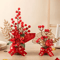 Chinese Artificial Red Berry Plant Pot For Good Luck Decor 4