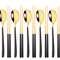 304 Stainless Steel Korean Chopsticks Spoon Cutlery Set 10PCS 6