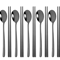 304 Stainless Steel Korean Chopsticks Spoon Cutlery Set 10PCS 7