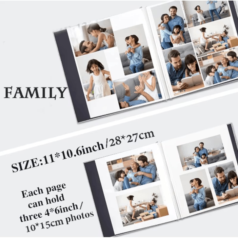 Large SelfAdhesive Photo Album For Family Baby Special Memories 9