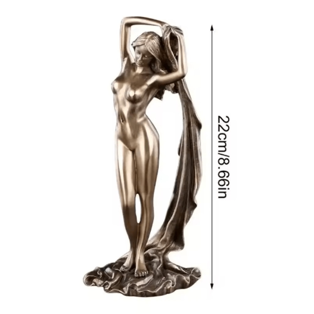 Resin Greek Goddess Statue Tabletop Art For Home Garden Decor 1