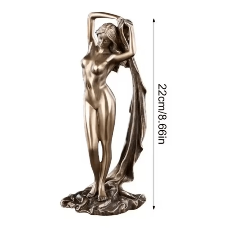 Resin Greek Goddess Statue Tabletop Art For Home Garden Decor 1