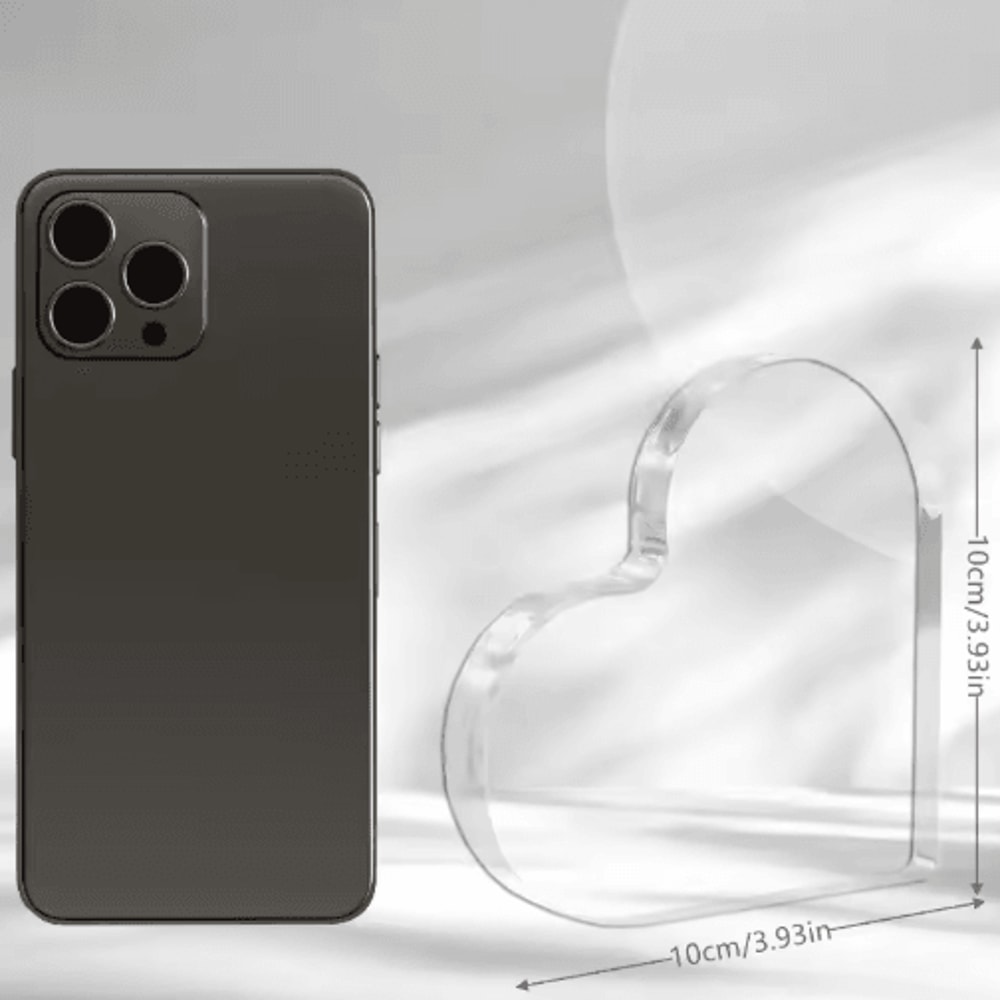 Acrylic Hummingbird Heart Keepsake Table Decor 4