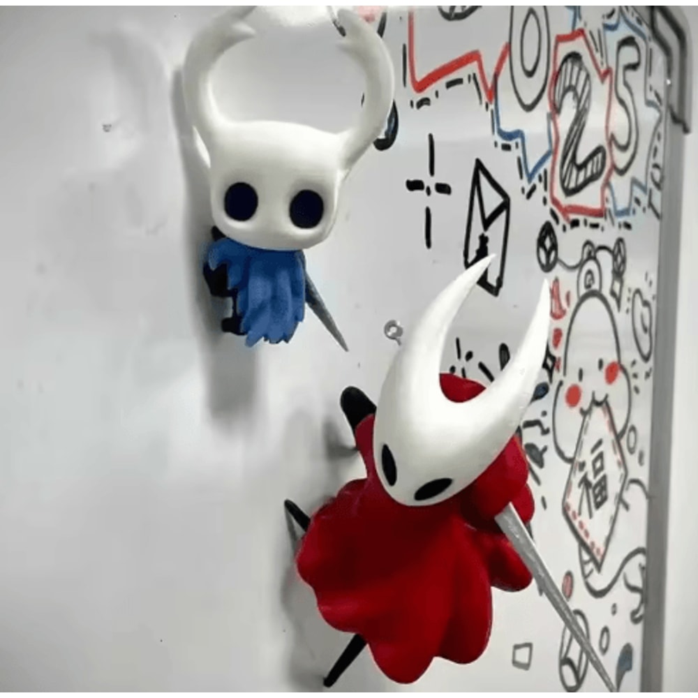 Hornet Knight Hollow Knight 3D Printed Fridge Magnet Cartoon Decor 5