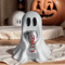 Cute Halloween Ghost Holding Coke Tabletop Statue Decor 2