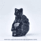 CUPIDCRYSTAL HandCarved Crystal Skull Cat Figurine 6