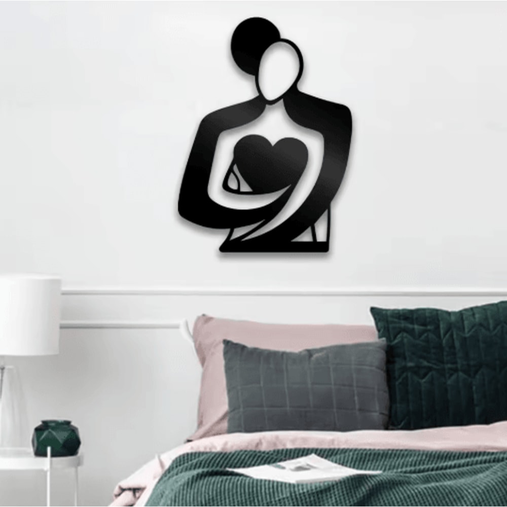Embrace Love Metal Wall Decor Sign For Modern Home Spaces 3